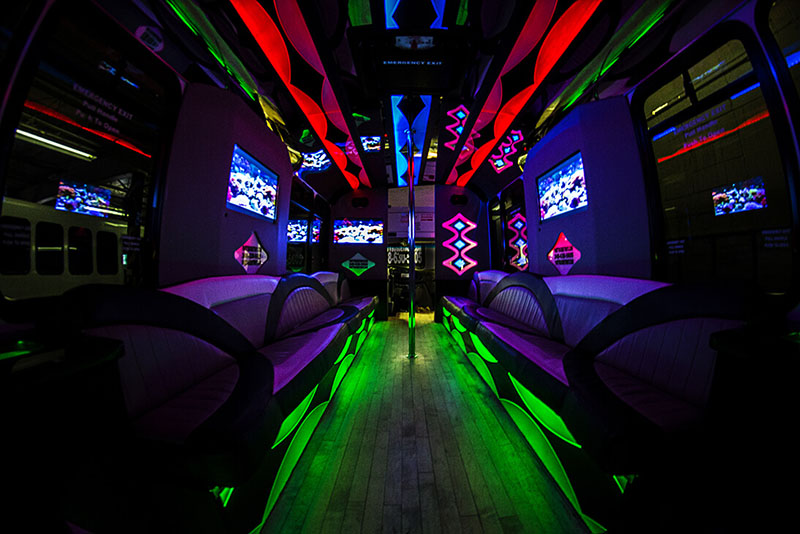 party bus interior